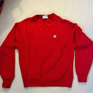 Champion Women’s Red Crewneck Sweater size S